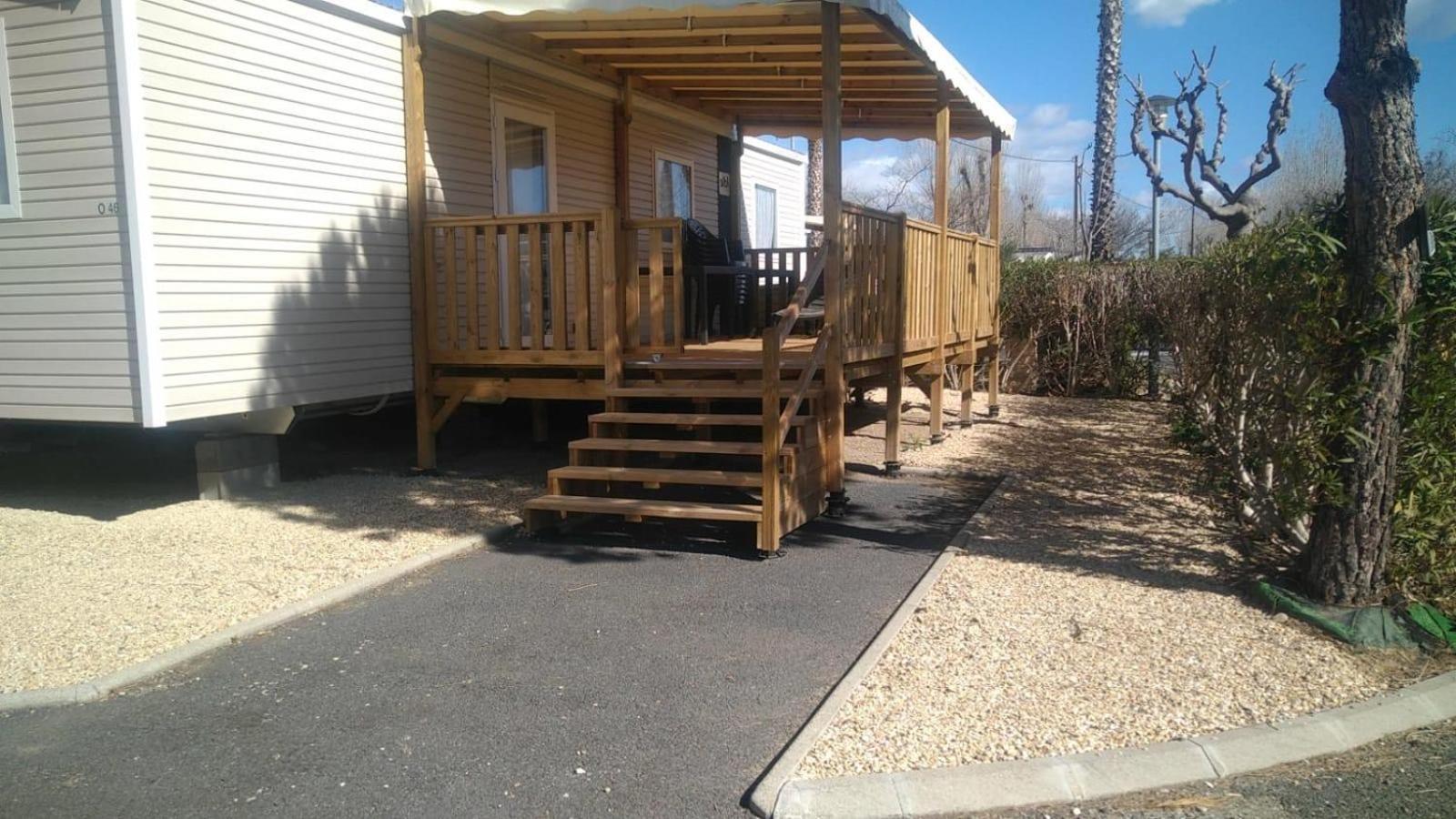 Campingplatz Mobil-home Oliviers 1 *